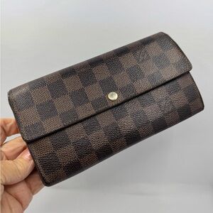 Louis Vuitton Brown Checkered Wallet